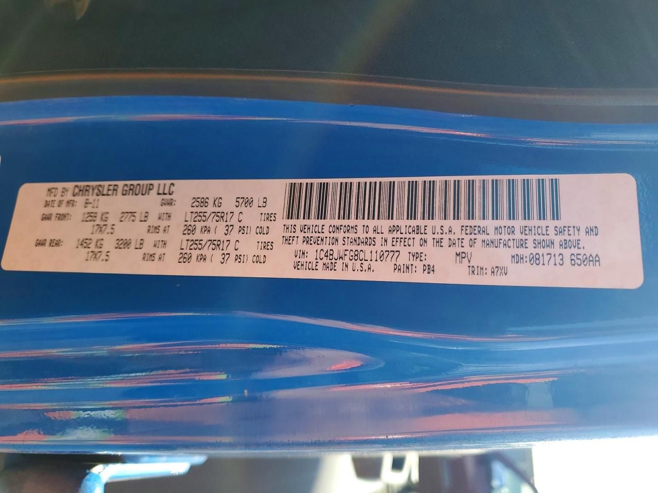 2012 Jeep Wrangler Unlimited Rubicon