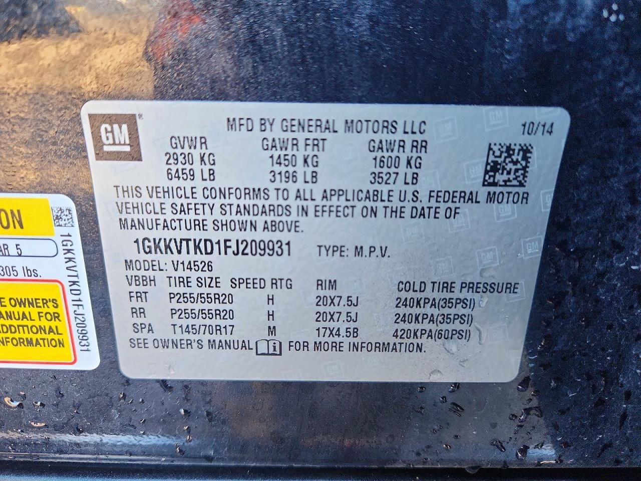 2015 GMC Acadia Denali