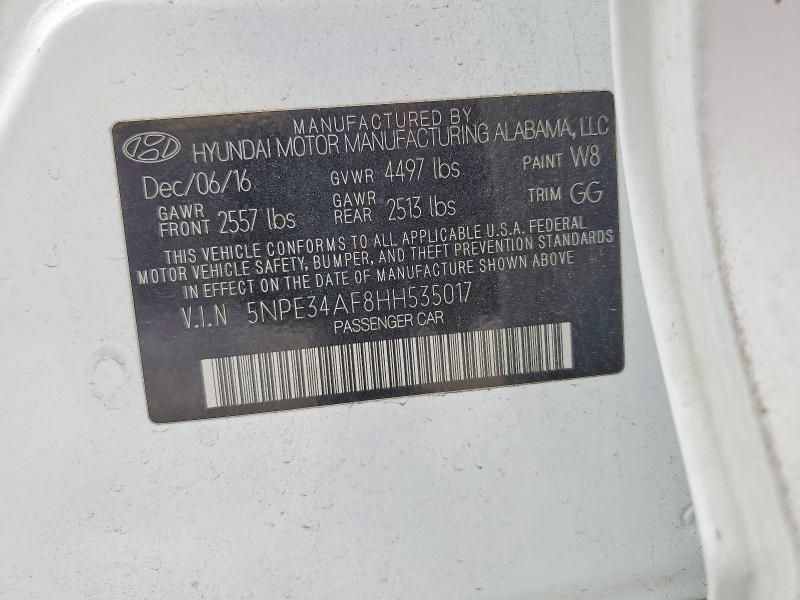 2017 Hyundai Sonata Sport