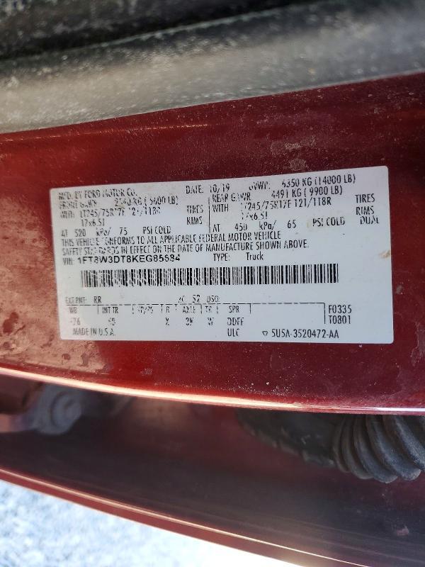 2019 Ford F350 Super Duty