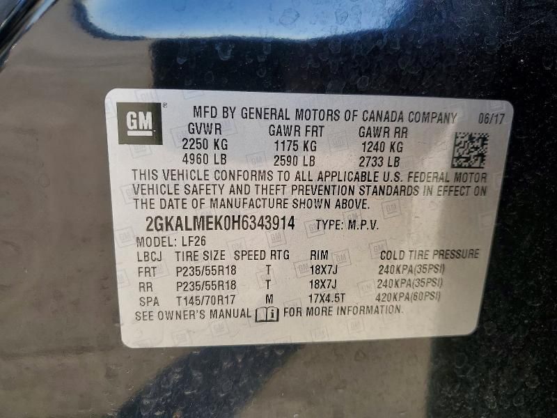 2017 GMC Terrain sle