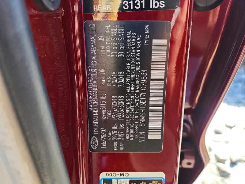 2007 Hyundai Santa fe se