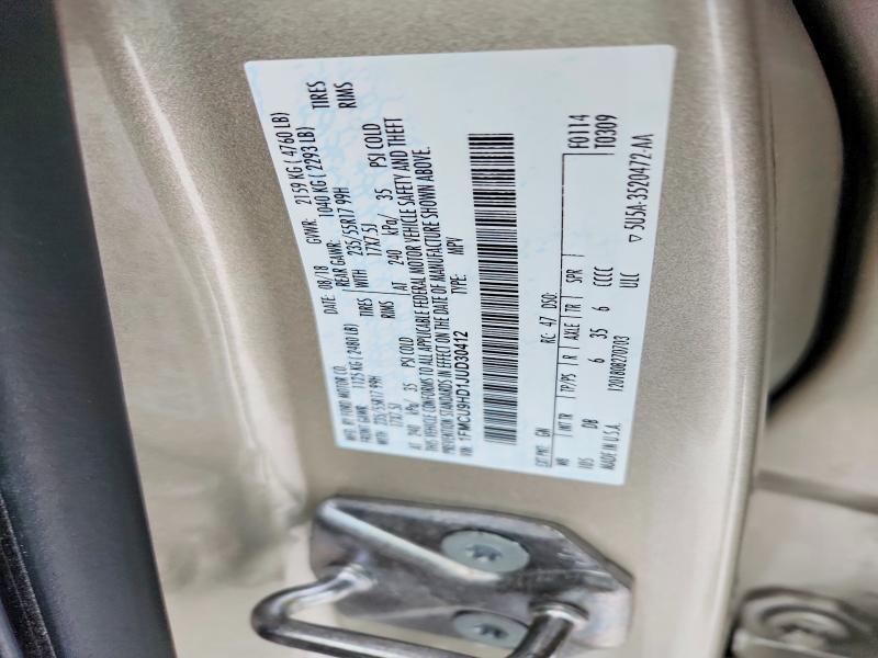 2018 Ford Escape sel