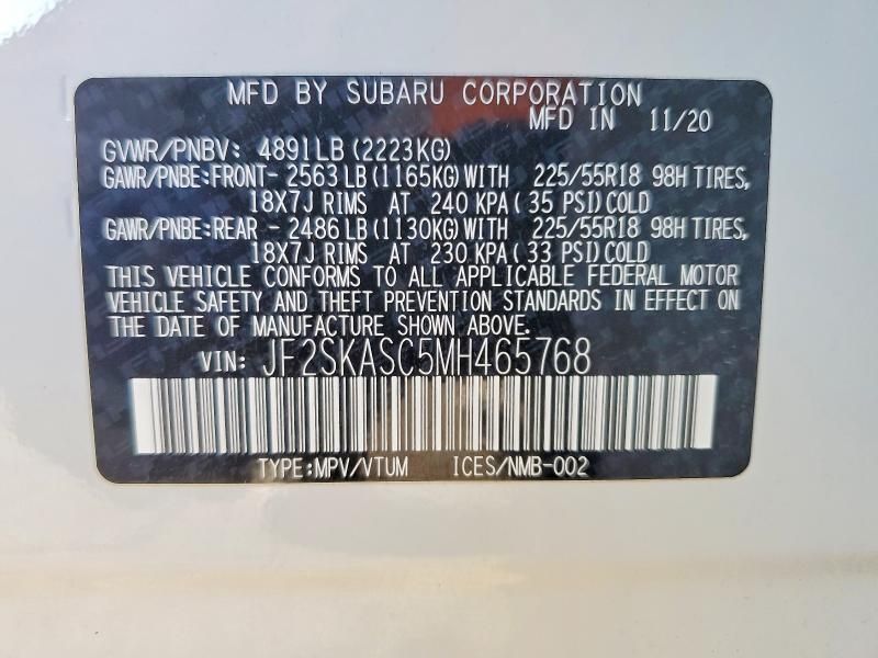 2021 Subaru Forester Limited