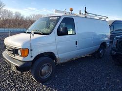Ford salvage cars for sale: 2005 Ford E250 Utility / Service Van