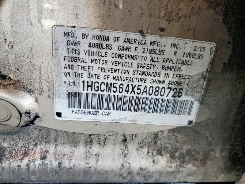 2005 Honda Accord lx