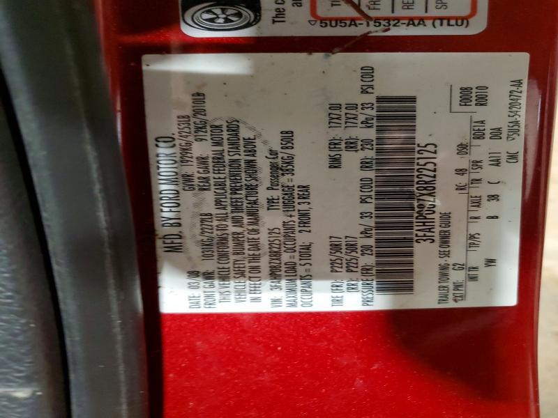 2008 Ford Fusion sel