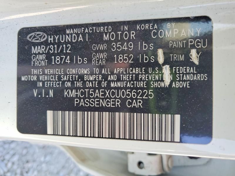 2012 Hyundai Accent gls