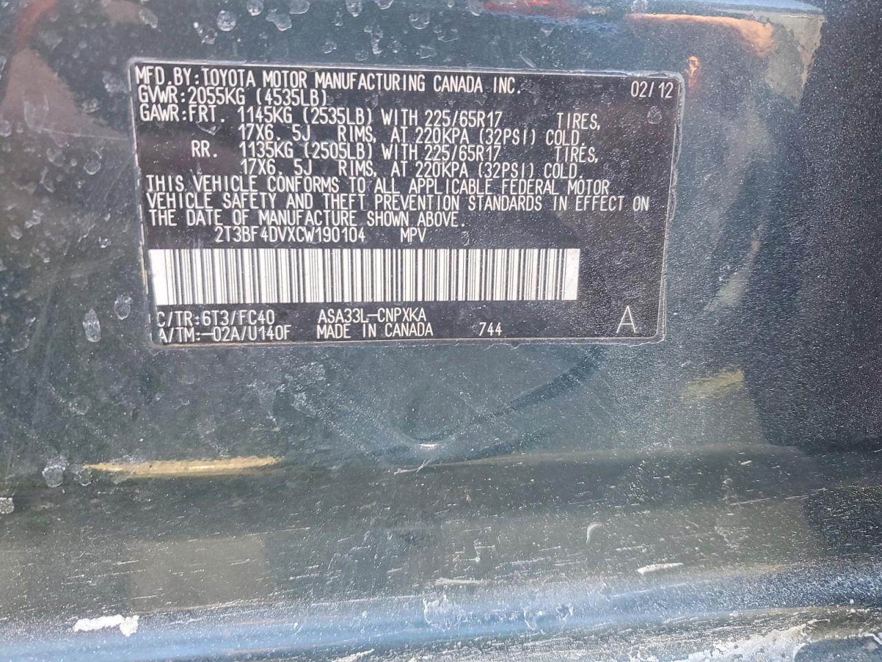 2012 Toyota Rav4
