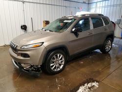 Jeep salvage cars for sale: 2018 Jeep Cherokee Limited