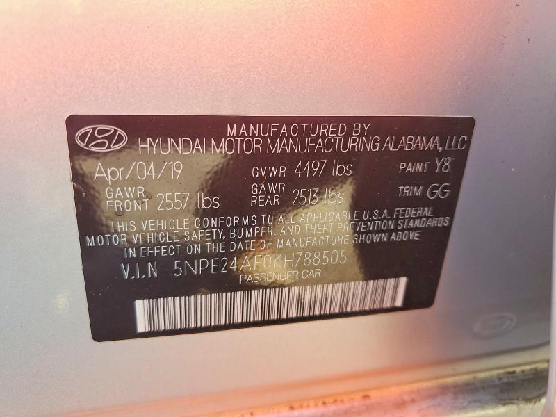2019 Hyundai Sonata se