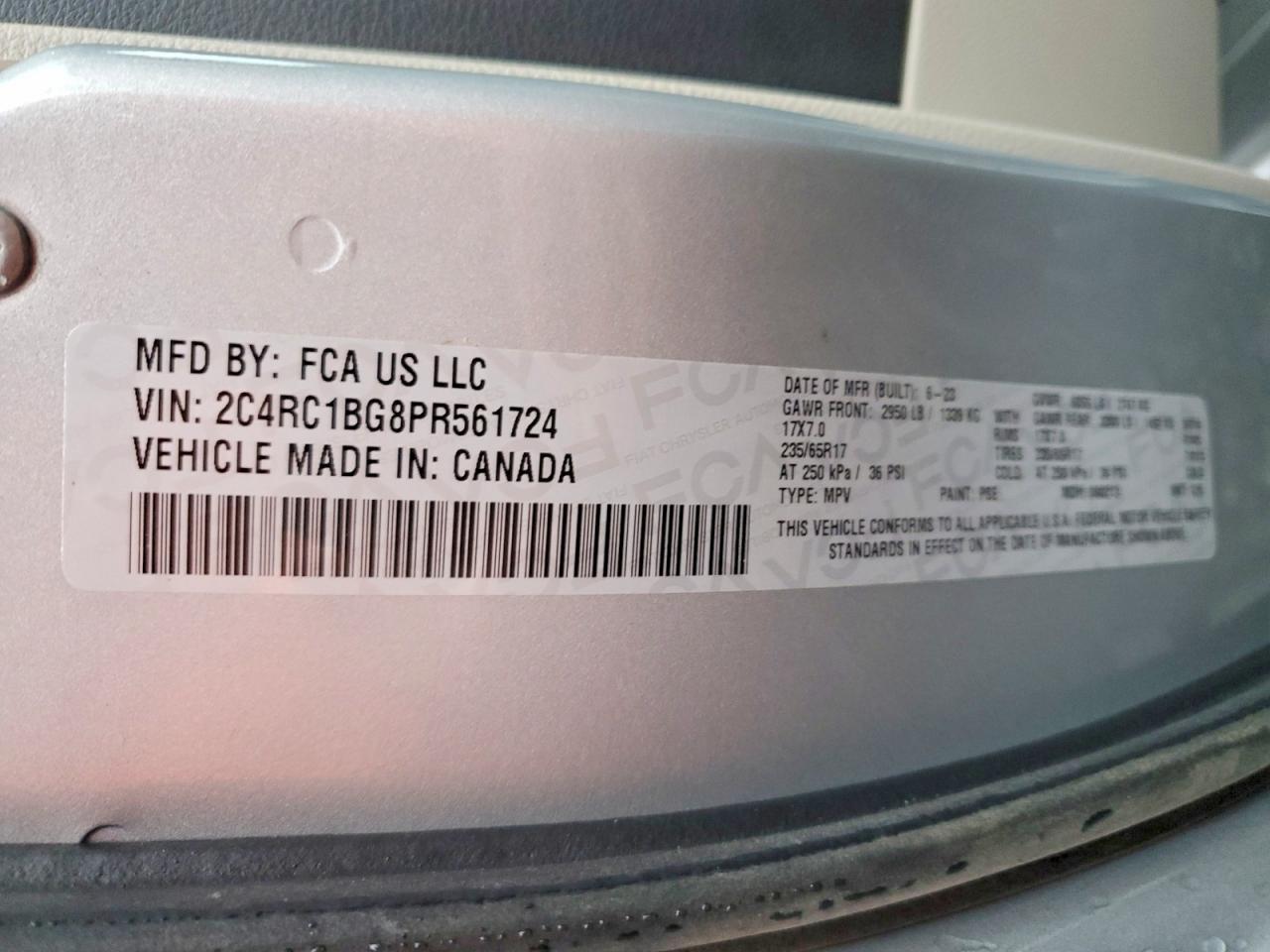 2023 Chrysler Pacifica Touring l