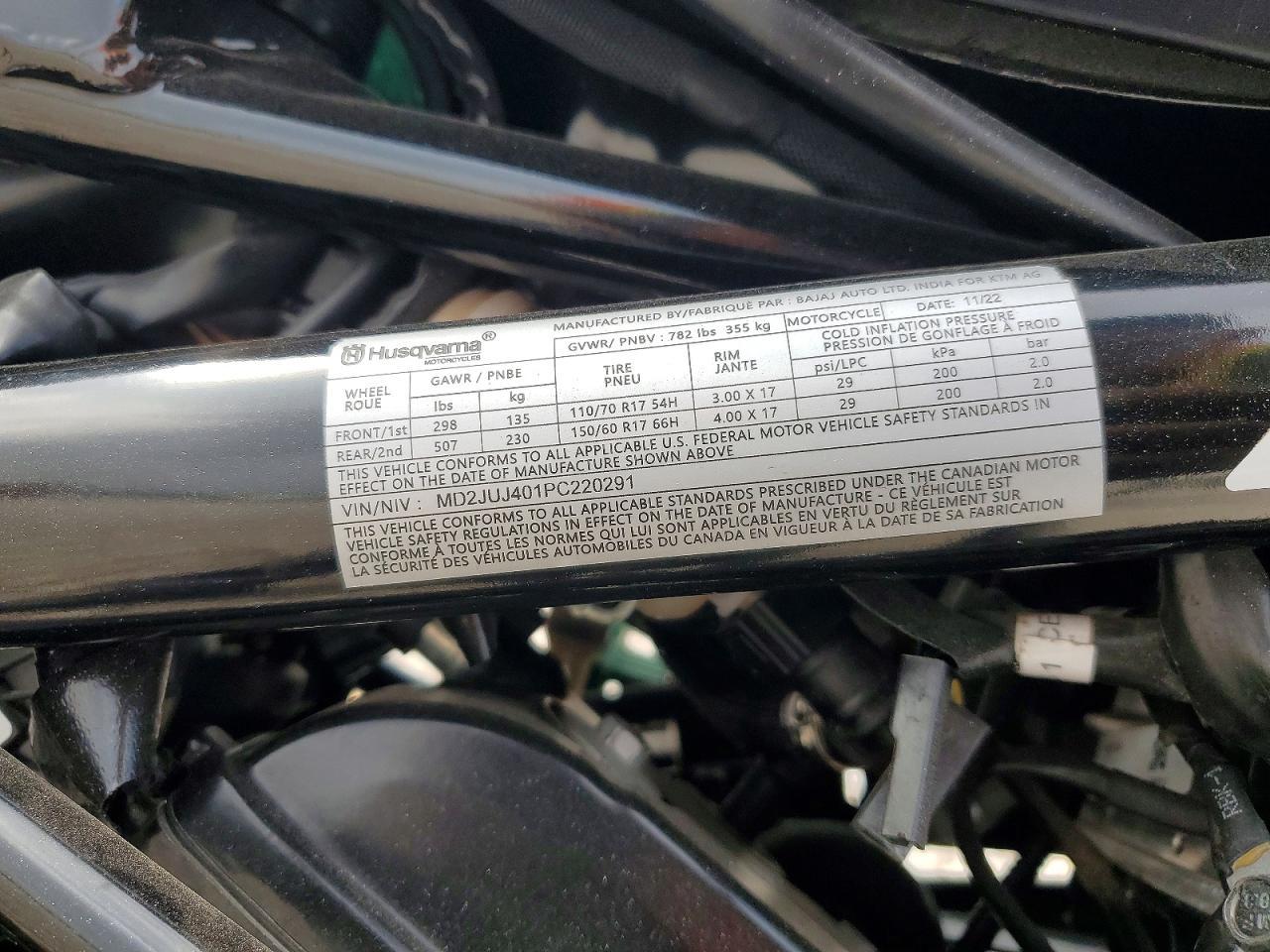 2023 Husqvarna Vitpilen 401/SVARTPILEN 401