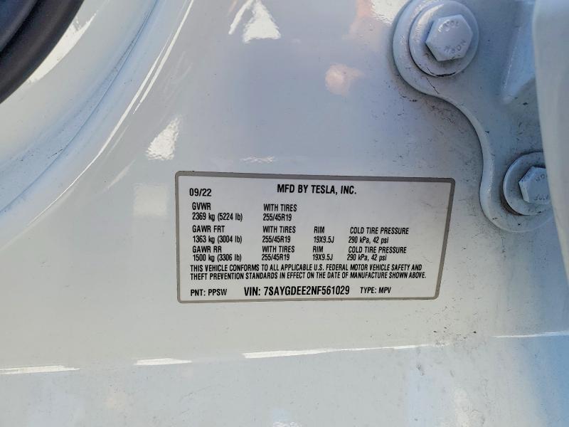 2022 Tesla Model y