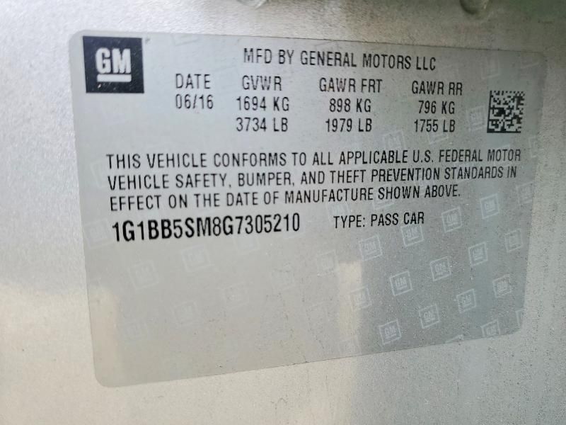 2016 Chevrolet Cruze ls