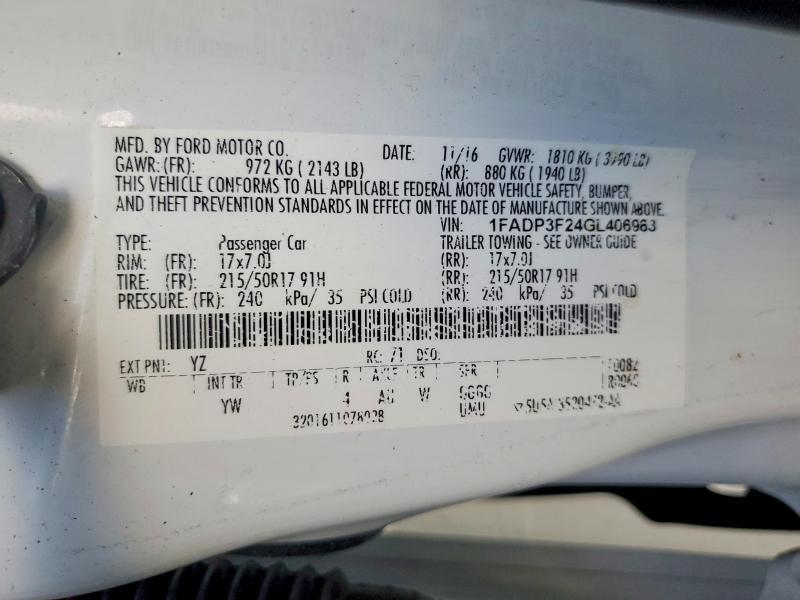 2016 Ford Focus se