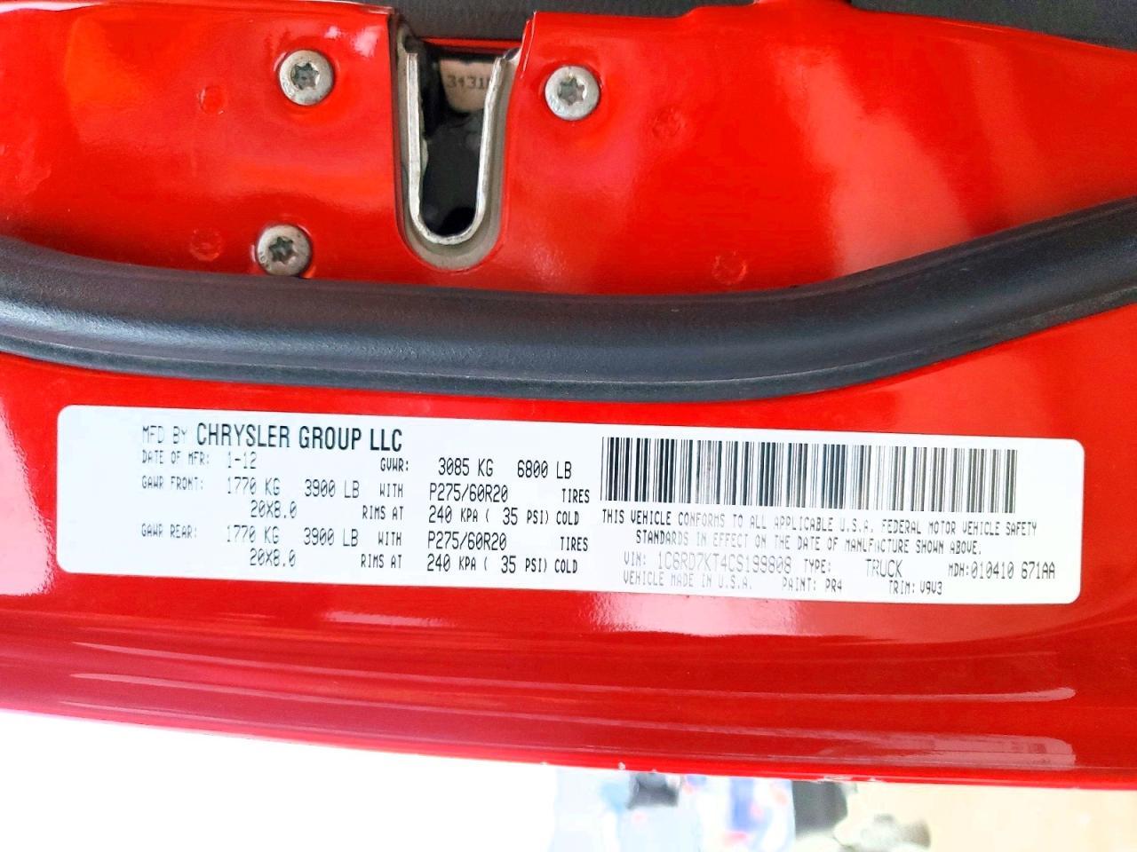 2012 Dodge RAM 1500 ST