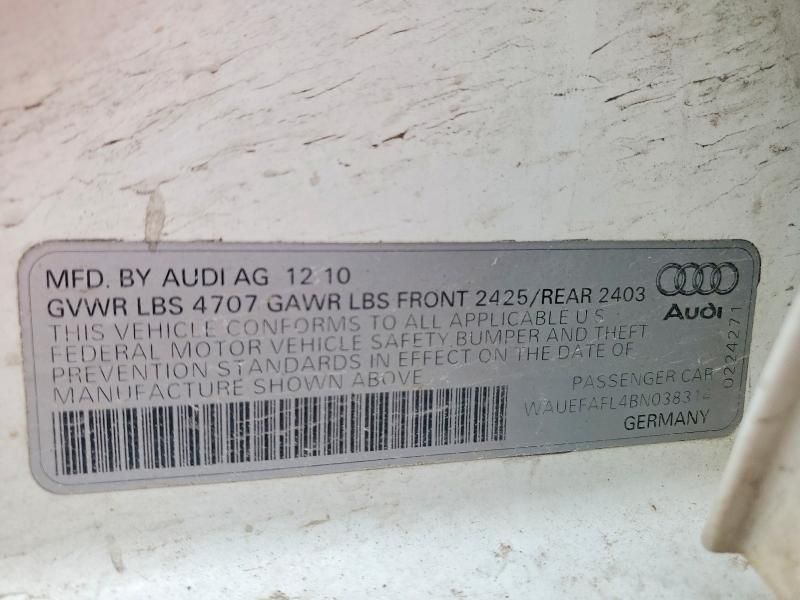 2011 Audi A4 Premium Plus