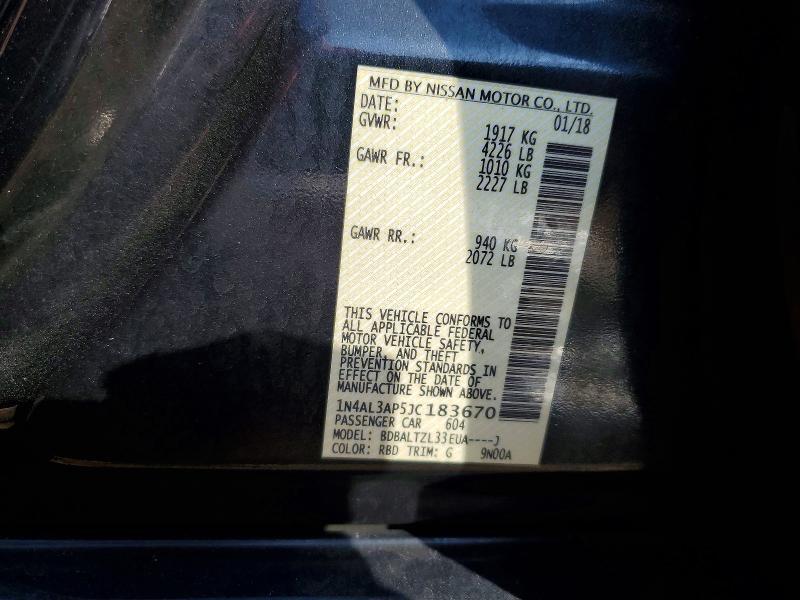 2018 Nissan Altima 2.5