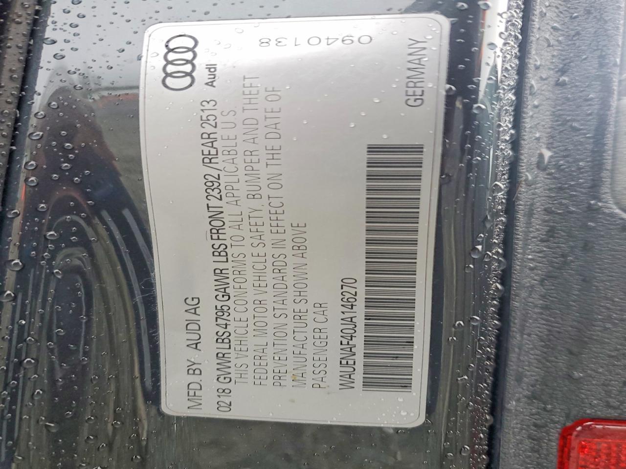 2018 Audi A4 Premium Plus