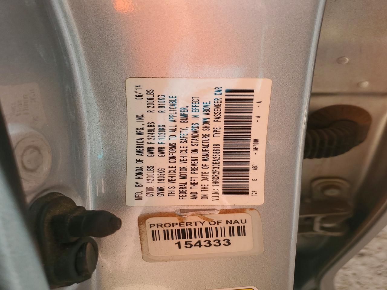 2014 Honda Accord lx