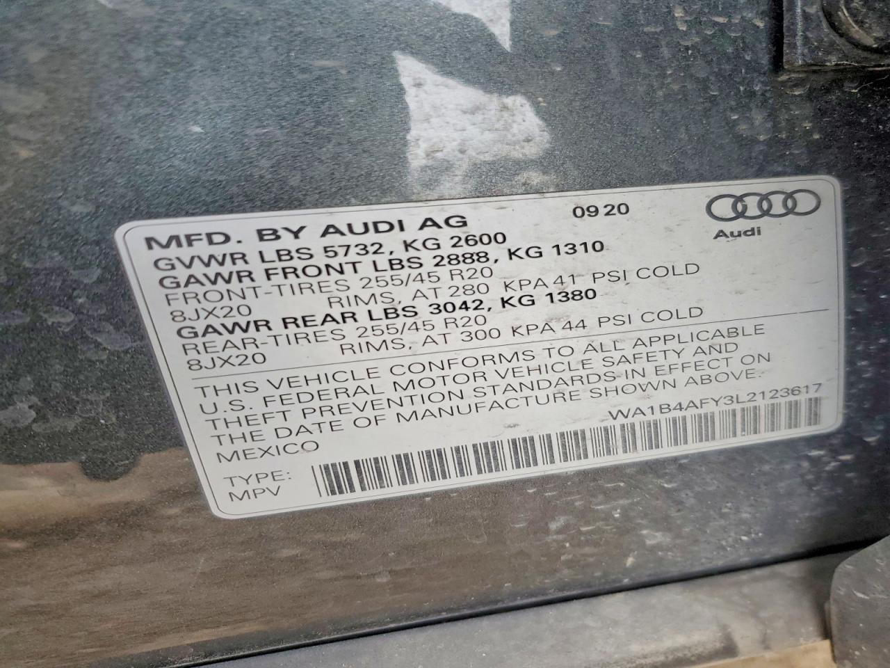 2020 Audi SQ5 Premium Plus