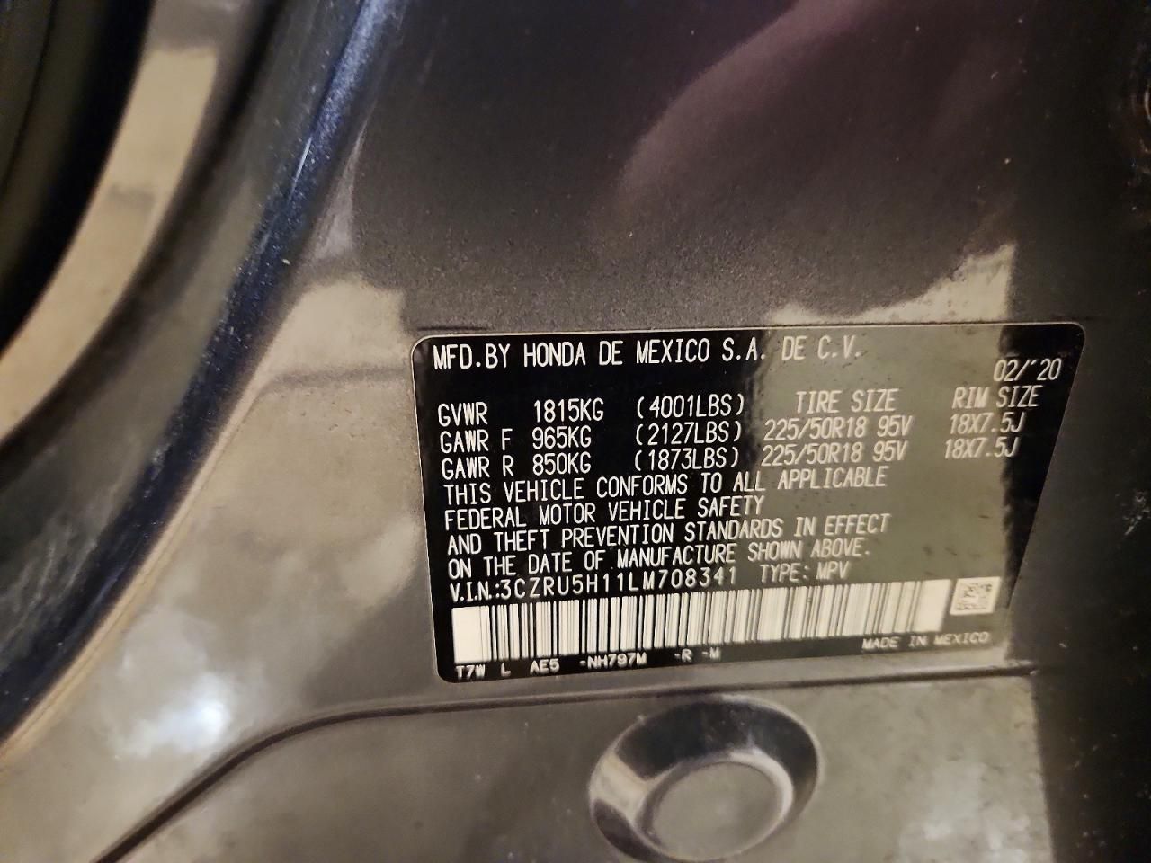 2020 Honda Hr-v Sport