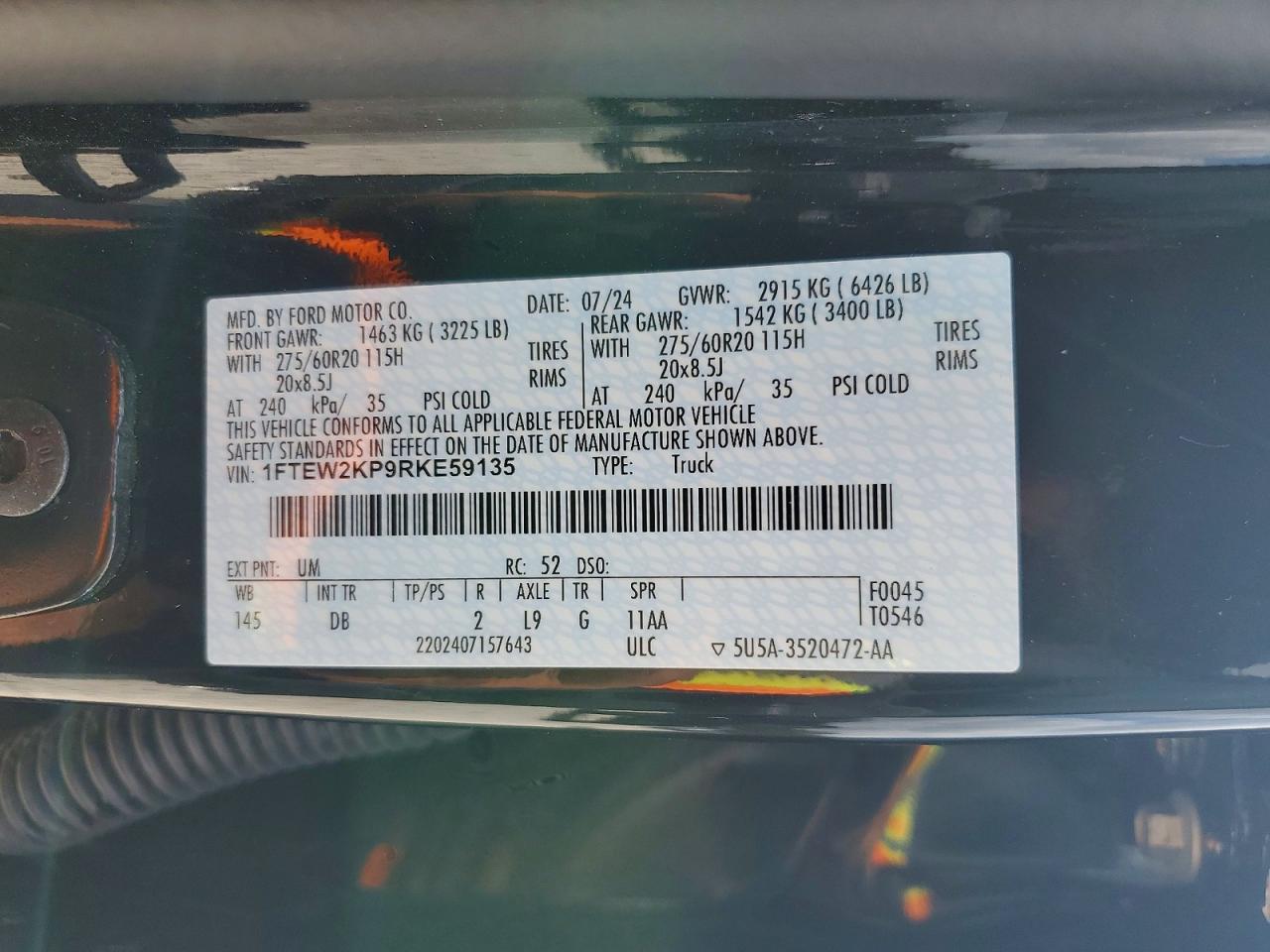 2024 Ford F150 STX