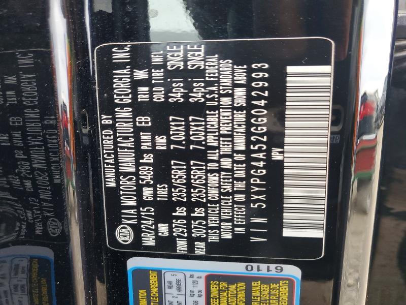 2016 KIA Sorento lx