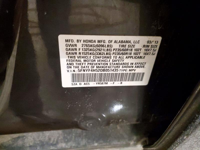 2013 Honda Pilot exl