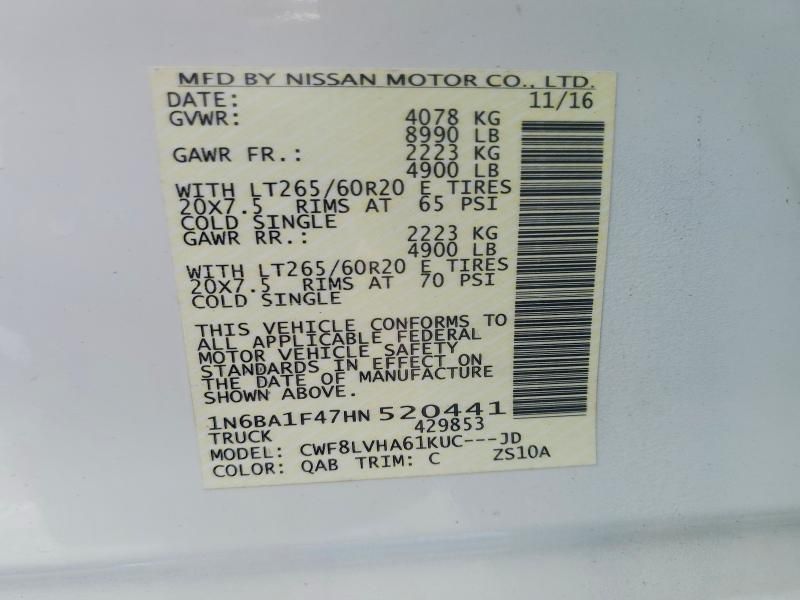 2017 Nissan Titan xd sl