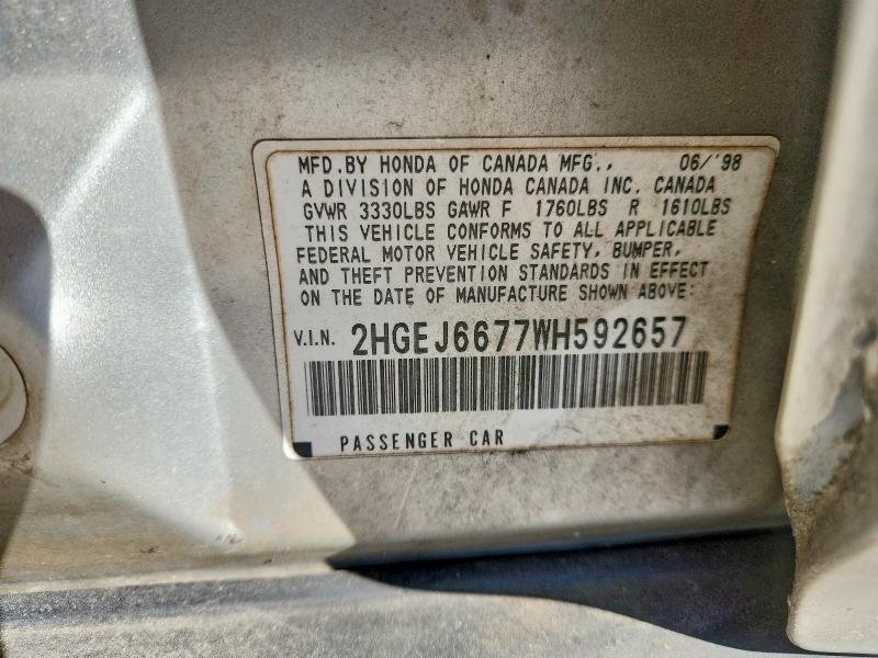 1998 Honda Civic lx