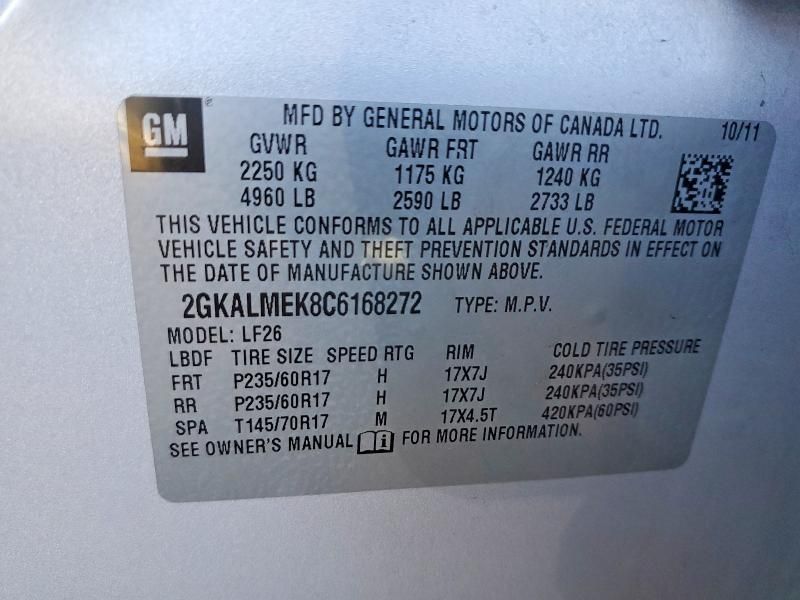 2012 GMC Terrain sle