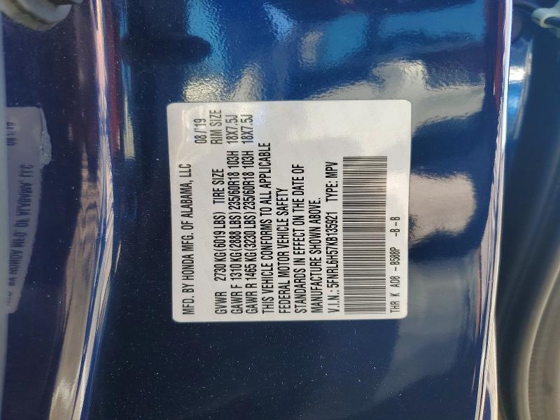 2019 Honda Odyssey ex