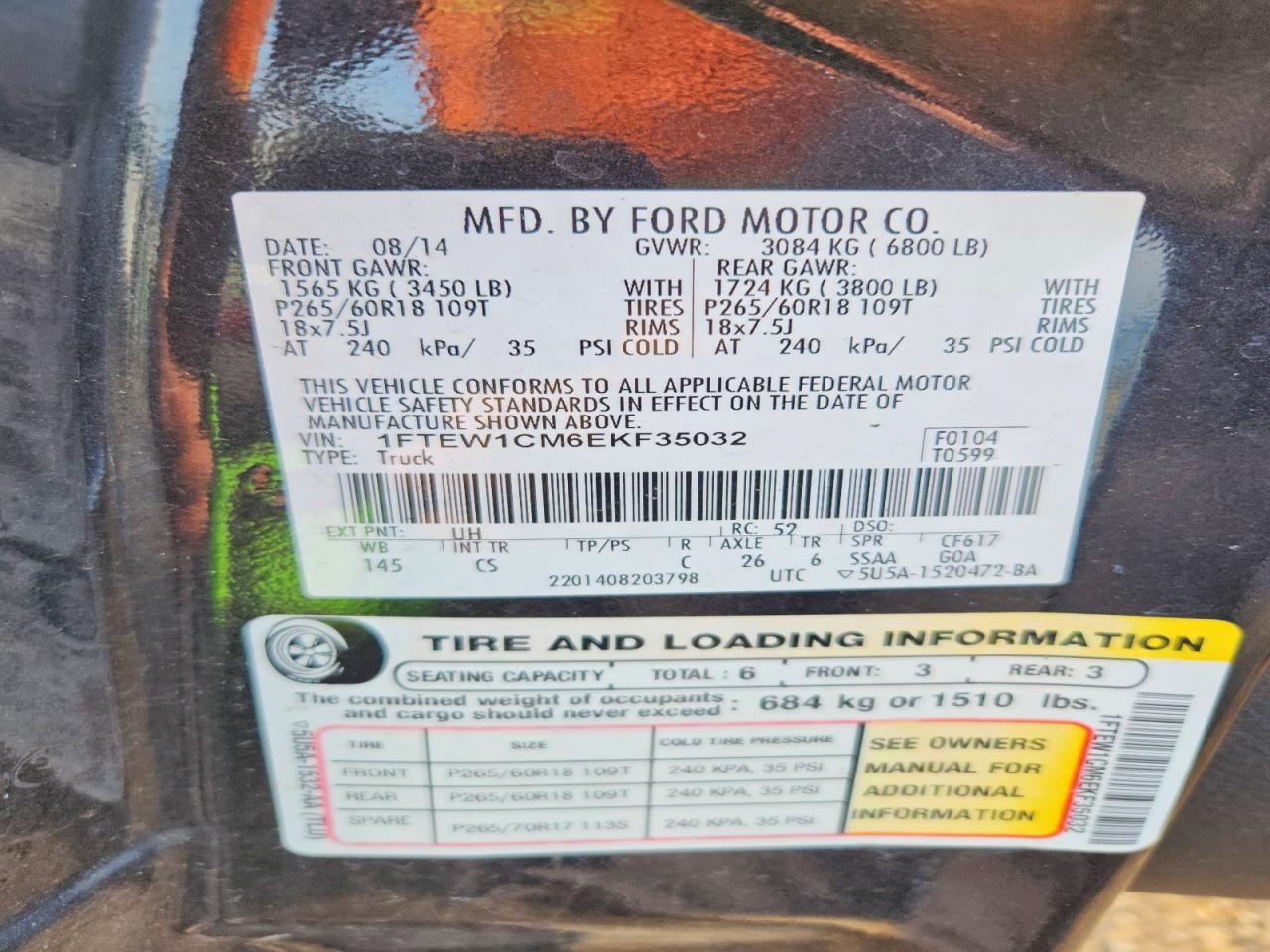 2014 Ford F150 Supercrew