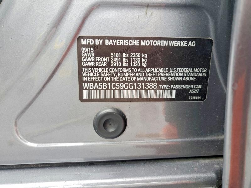 2016 BMW 535 i