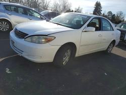 Salvage cars for sale from Copart Portland, OR: 2004 Toyota Camry le