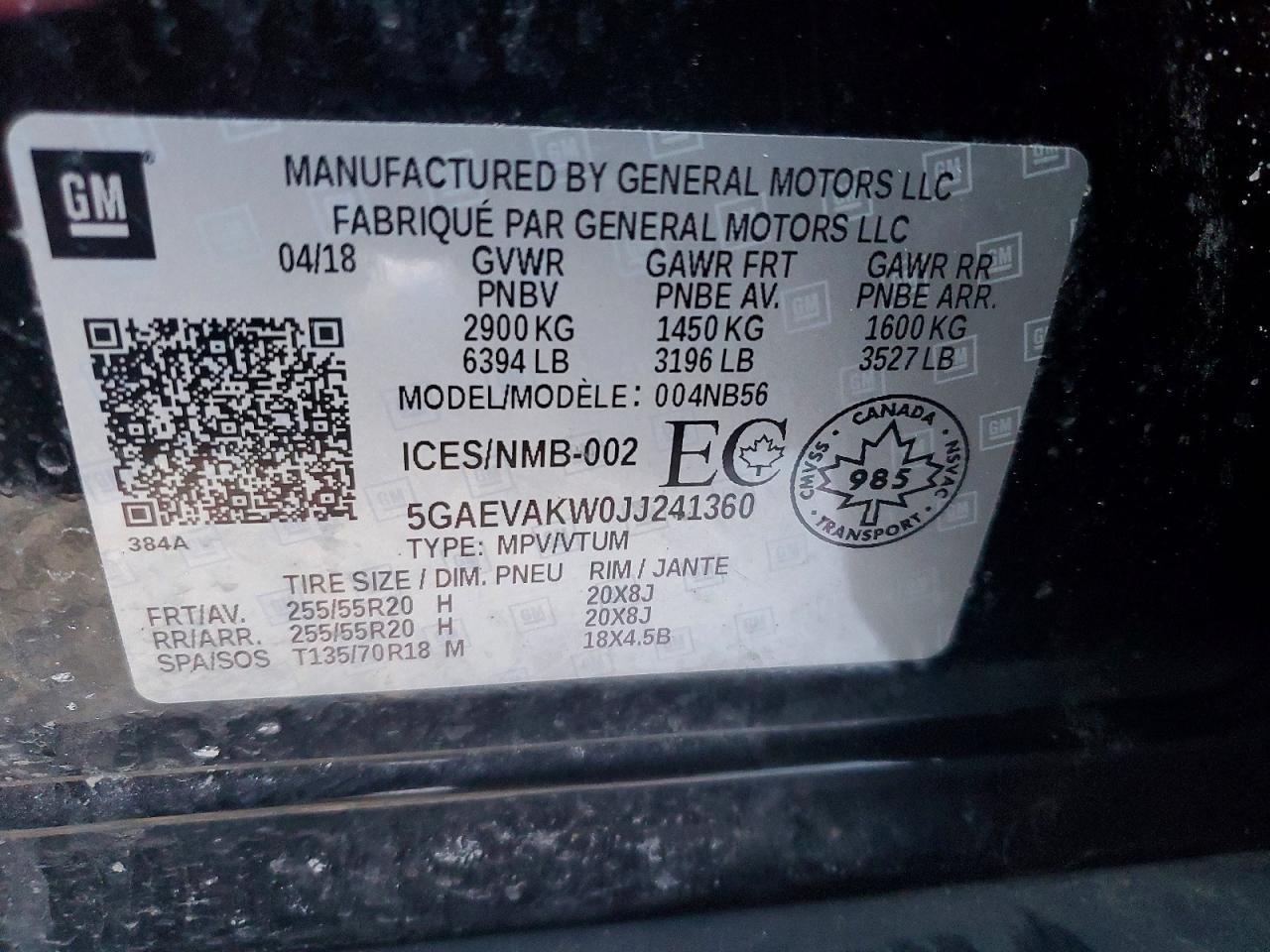 2018 Buick Enclave Essence