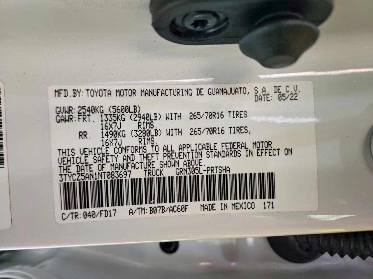 2022 Toyota Tacoma TRD OFF-Road