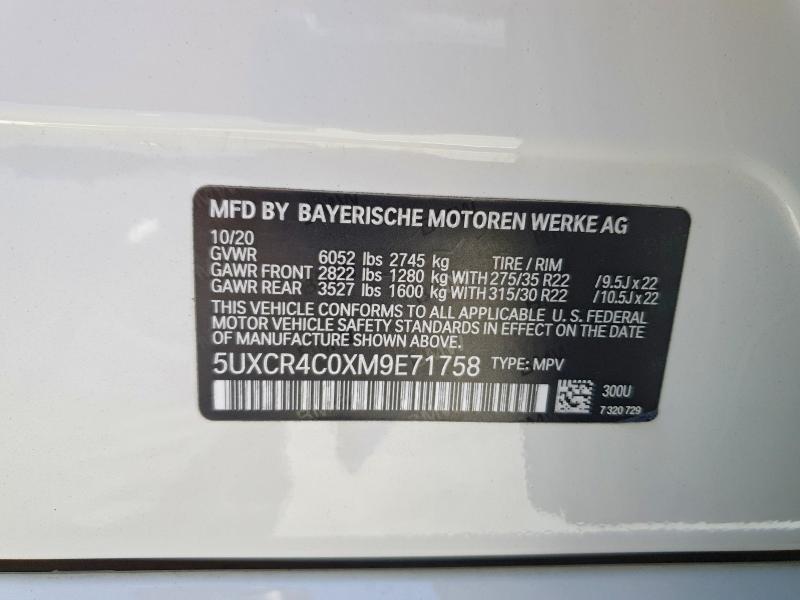 2021 BMW X5 Sdrive 40I