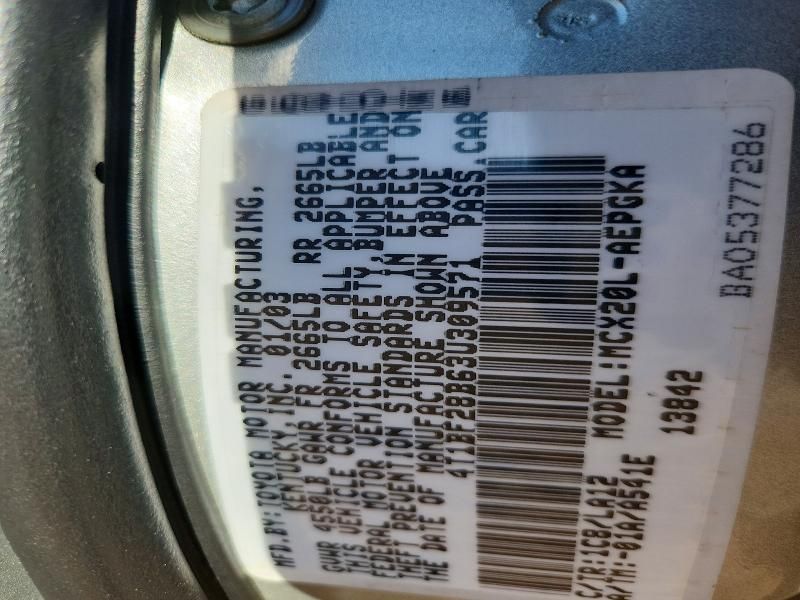 2003 Toyota Avalon xl