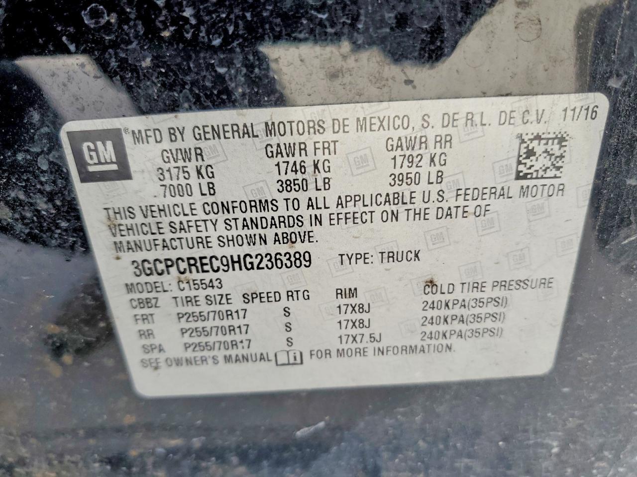 2017 Chevrolet Silverado C1500 LT