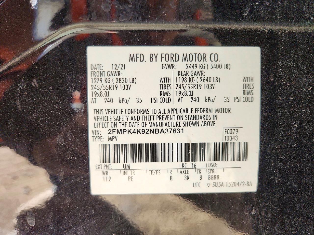 2022 Ford Edge Titanium
