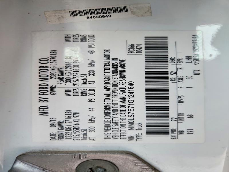 2016 Ford Transit Connect xl