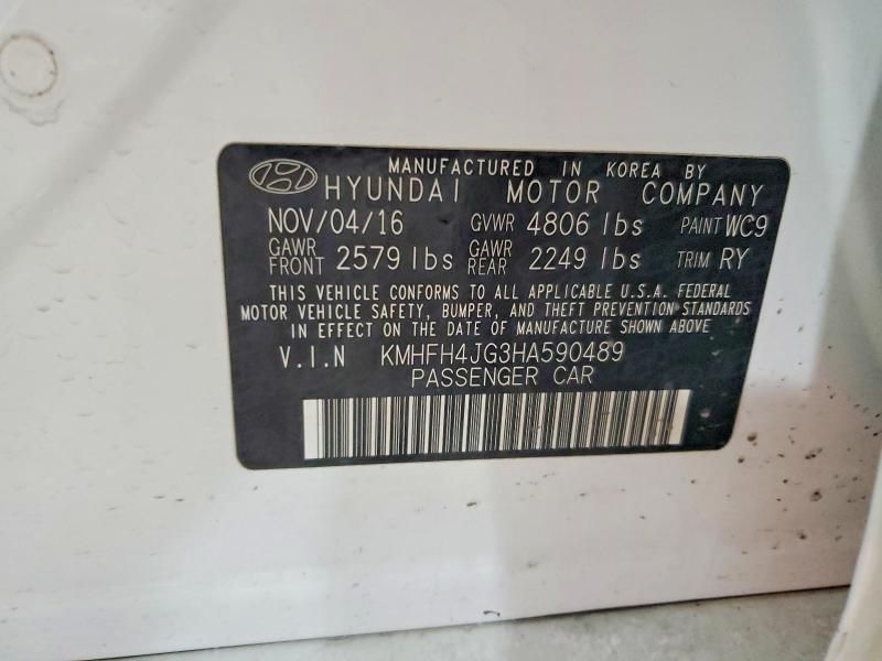 2017 Hyundai Azera Limited