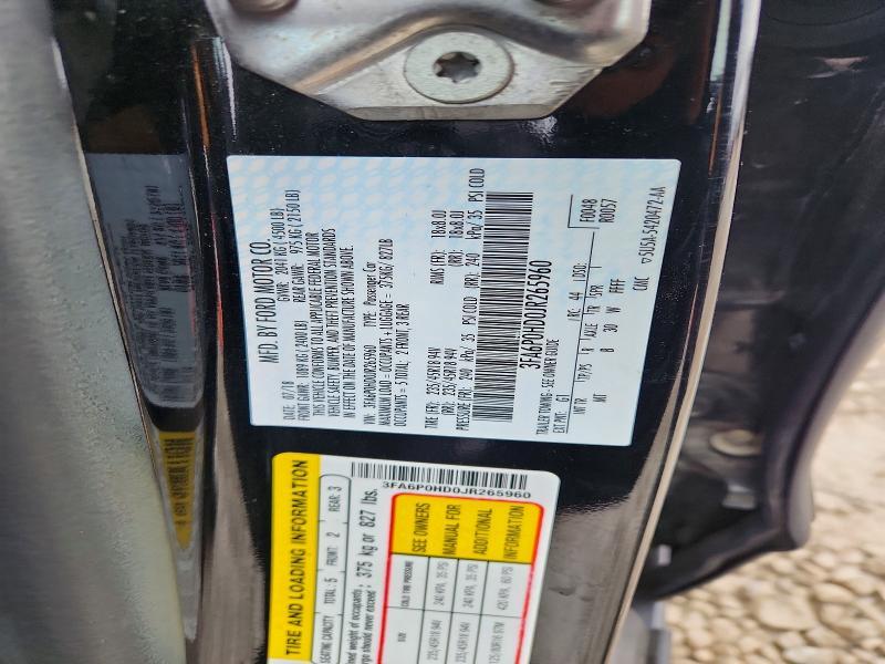 2018 Ford Fusion se