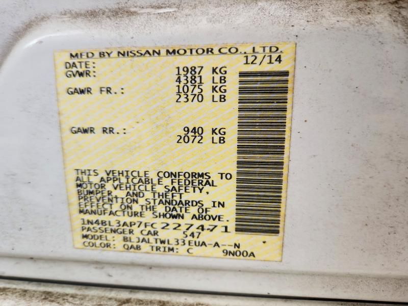 2015 Nissan Altima 3.5s