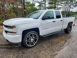 Salvage trucks for sale at Gaston, SC auction: 2018 Chevrolet Silverado C1500 Custom