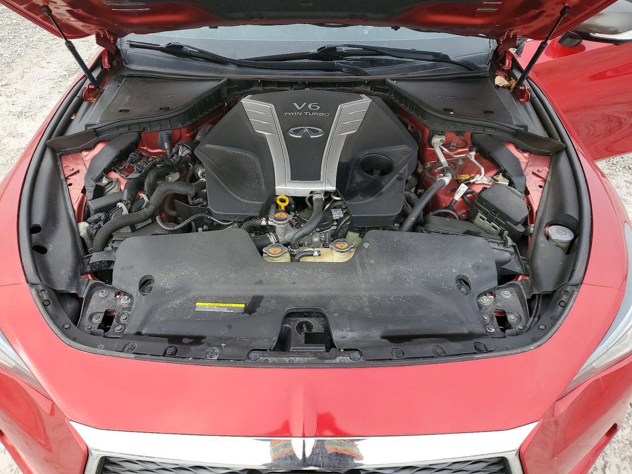 2017 Infiniti Q60 red Sport 400