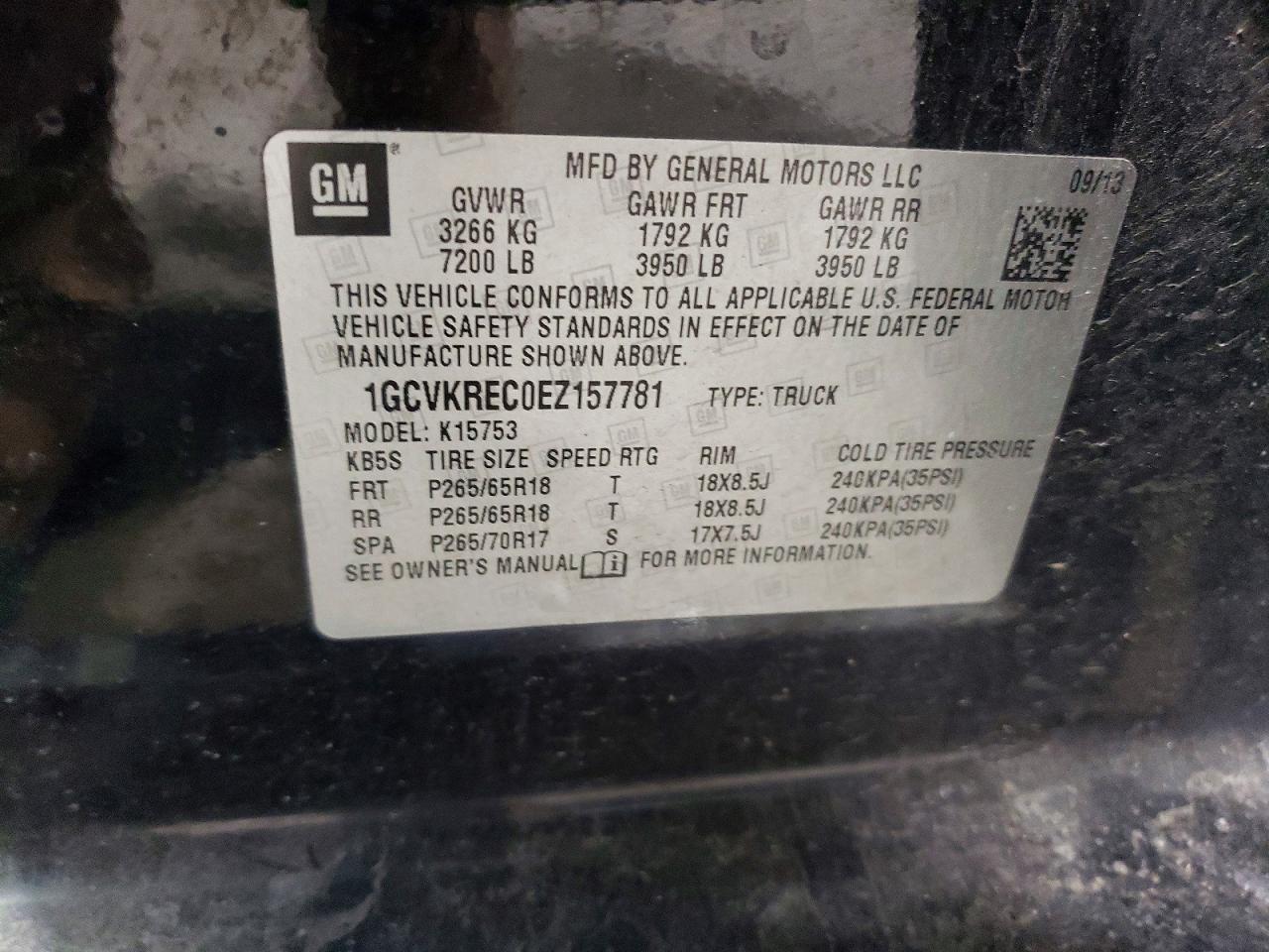 2014 Chevrolet Silverado K1500 LT